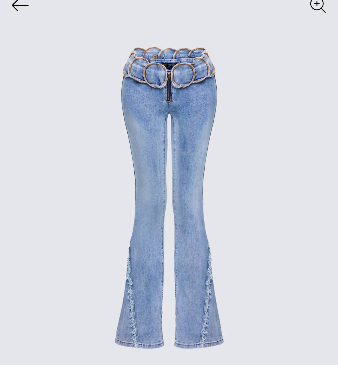 Ayra Denim Flared Pants